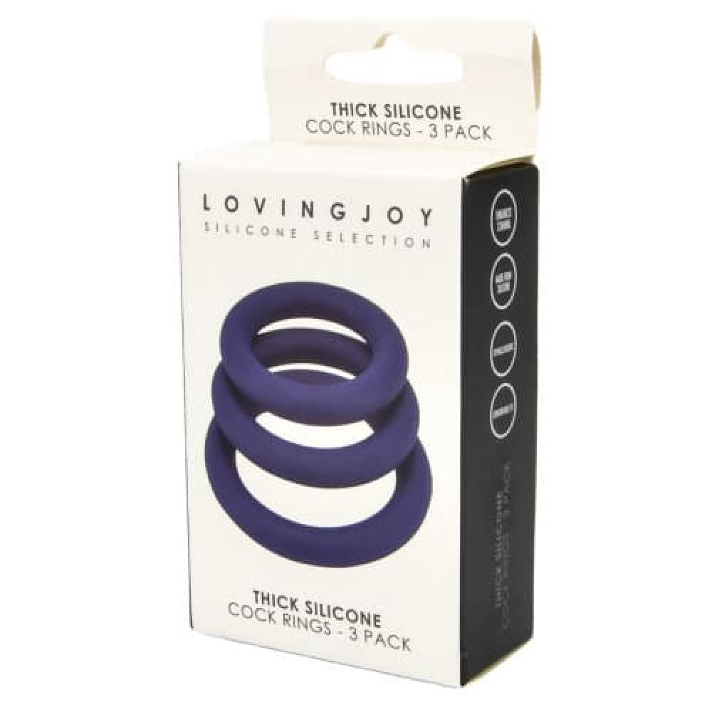 Loving Joy silicone cock ring set