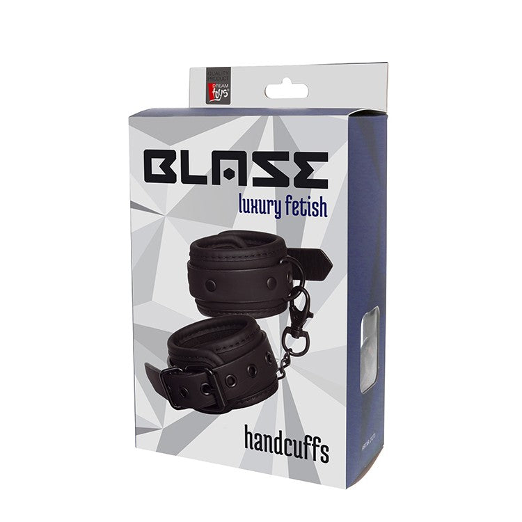 Luxurious BDSM Handcuffs Blaze Black