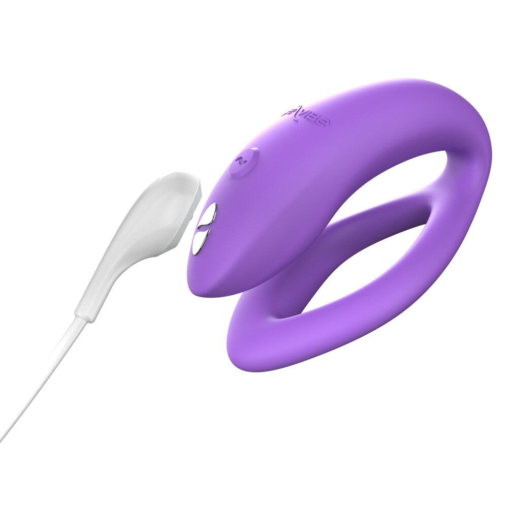 Luxury Couple Stimulator with App We Vibe Sync O Purple