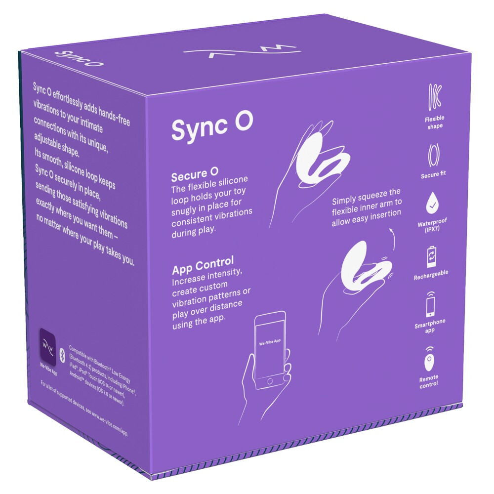 Luxury Couple Stimulator with App We Vibe Sync O Purple