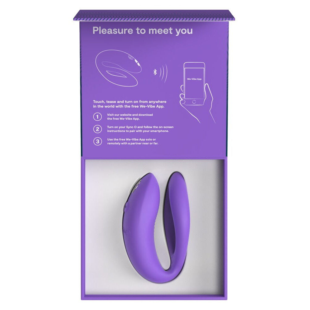 Luxury Couple Stimulator with App We Vibe Sync O Purple