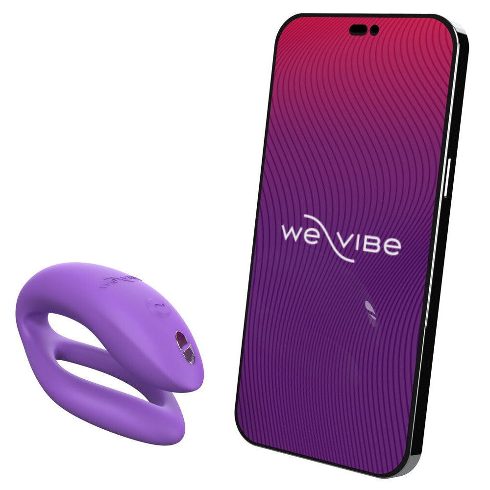 Luxury Couple Stimulator with App We Vibe Sync O Purple