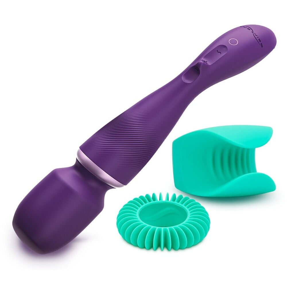 Luxury Massager with Attachments & App We-Vibe Wand Purple