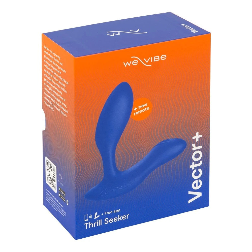 Luxury Prostate Stimulator with App We-Vibe Vector+ Blue