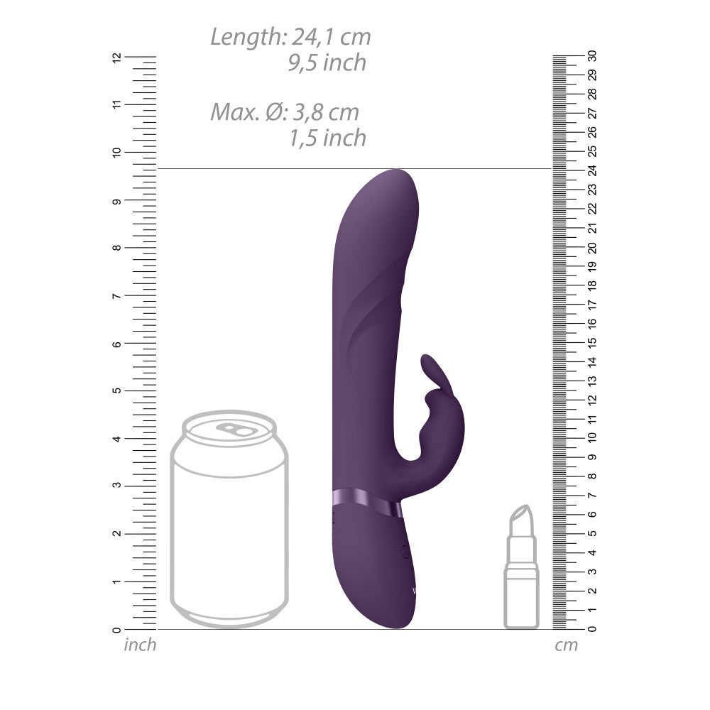 Luxury Rabbit Vibrator with Rotation Vive Nari