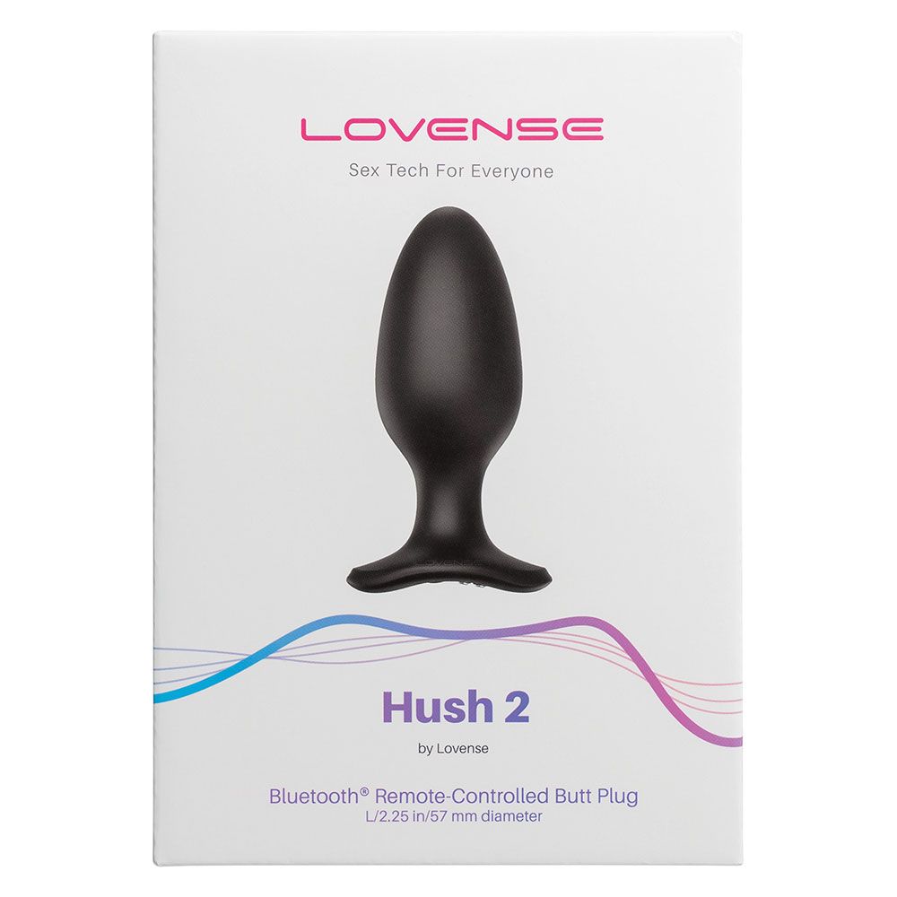 Luxury Vibrating Anal Stimulator with App Lovense Hush 2 L