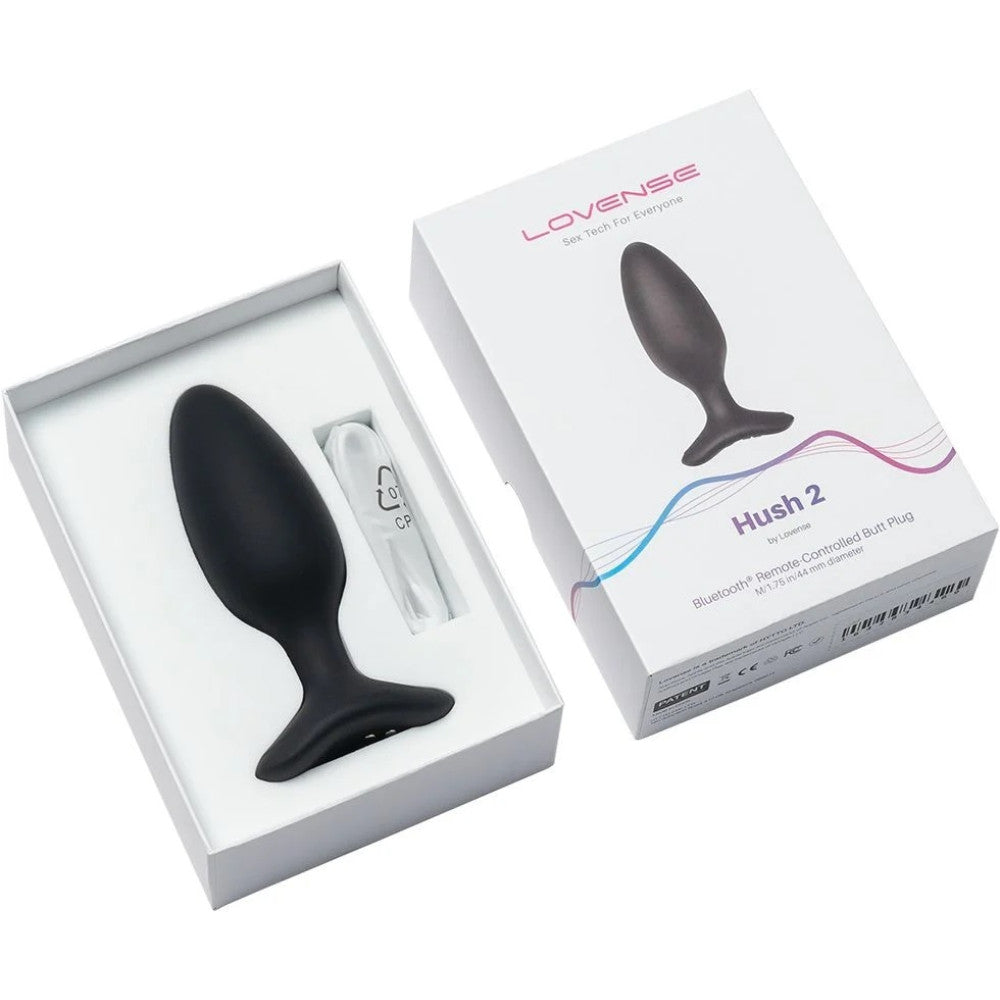 Luxury Vibrating Anal Stimulator with App Lovense Hush 2 M