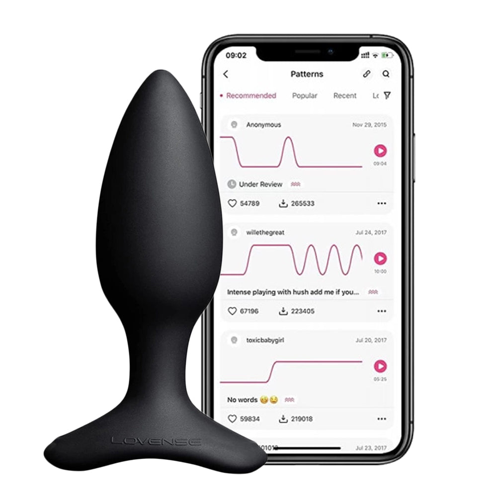 Luxury Vibrating Anal Stimulator with App Lovense Hush 2 S