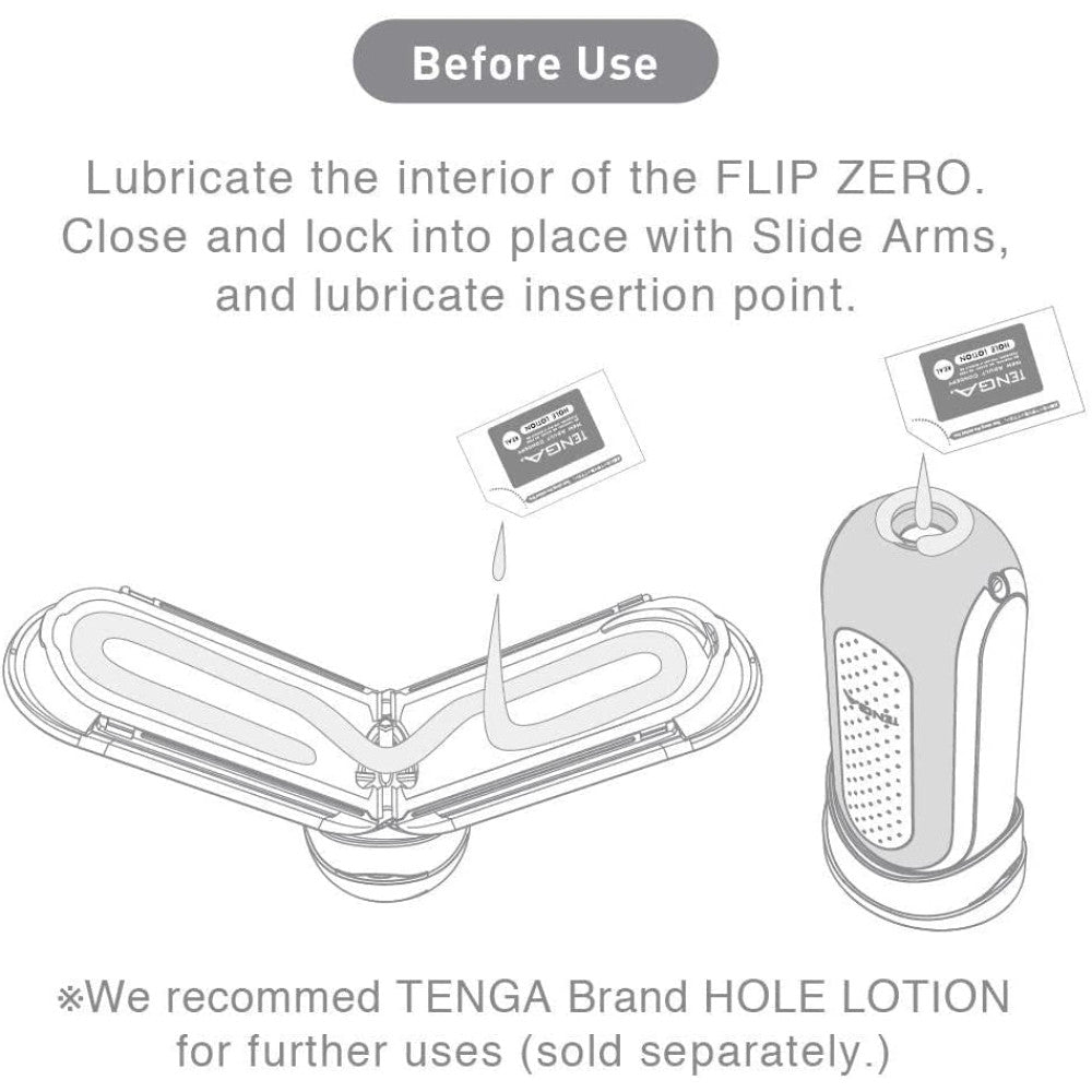 Luxury flip zero gravity silicone masturbator white