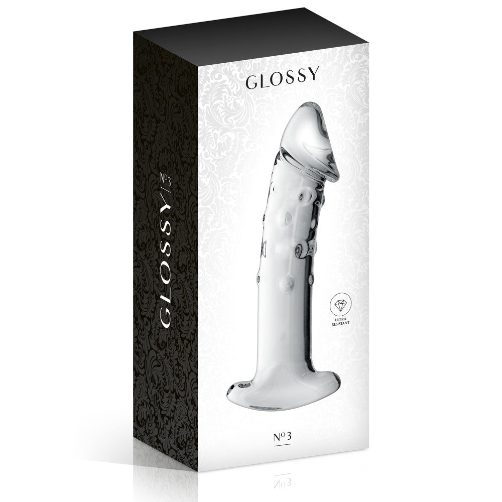 Luxury Glass Dildo Glossy #3 transparent