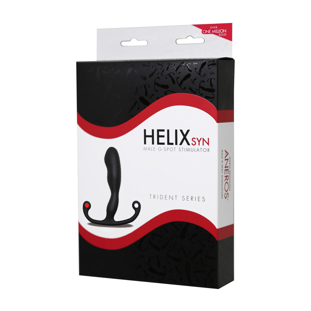 Luxury Silicone Prostate Stimulator Aneros Helix Syn Trident Black