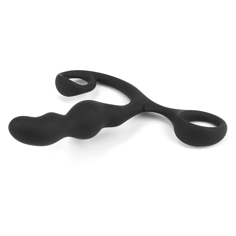 Luxury Silicone Prostate Stimulator P-spot Teaser Black