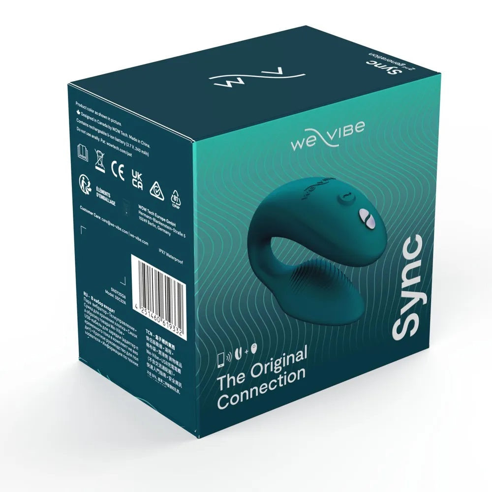 Luxury stimulator for couples with App We Vibe Sync 2 green