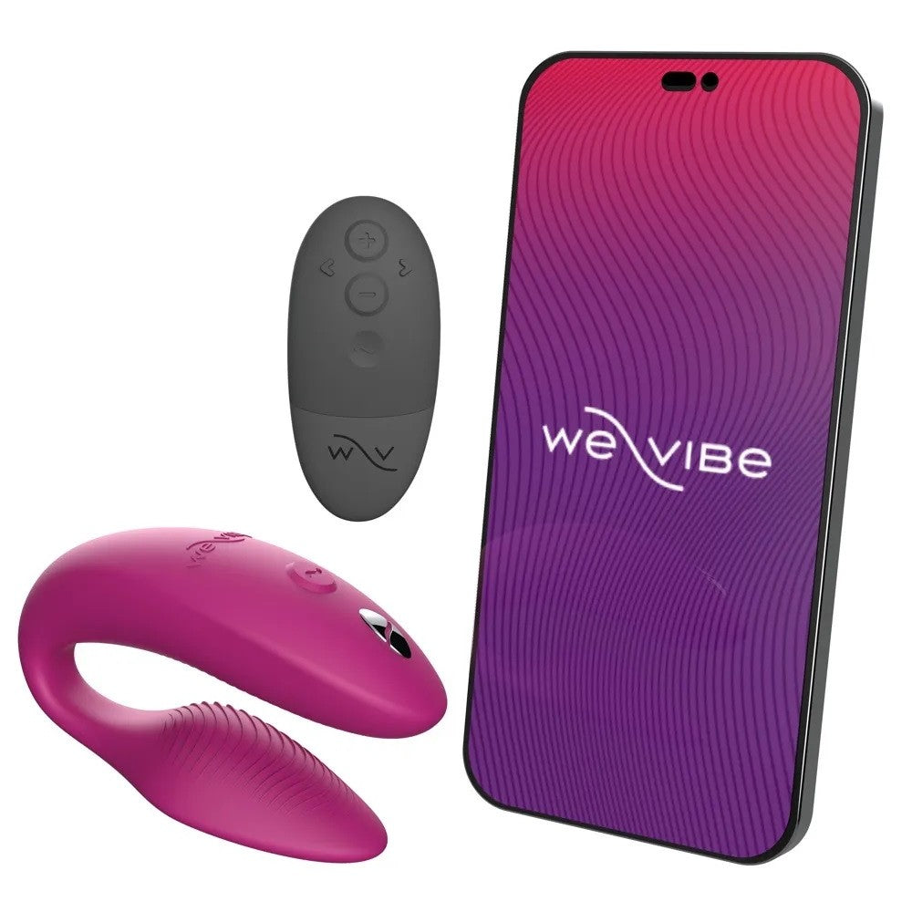 Luxury stimulator for couples with App We Vibe Sync 2 pink