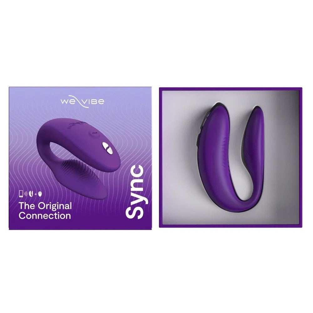 Luxury stimulator for couples with App We Vibe Sync 2 purple