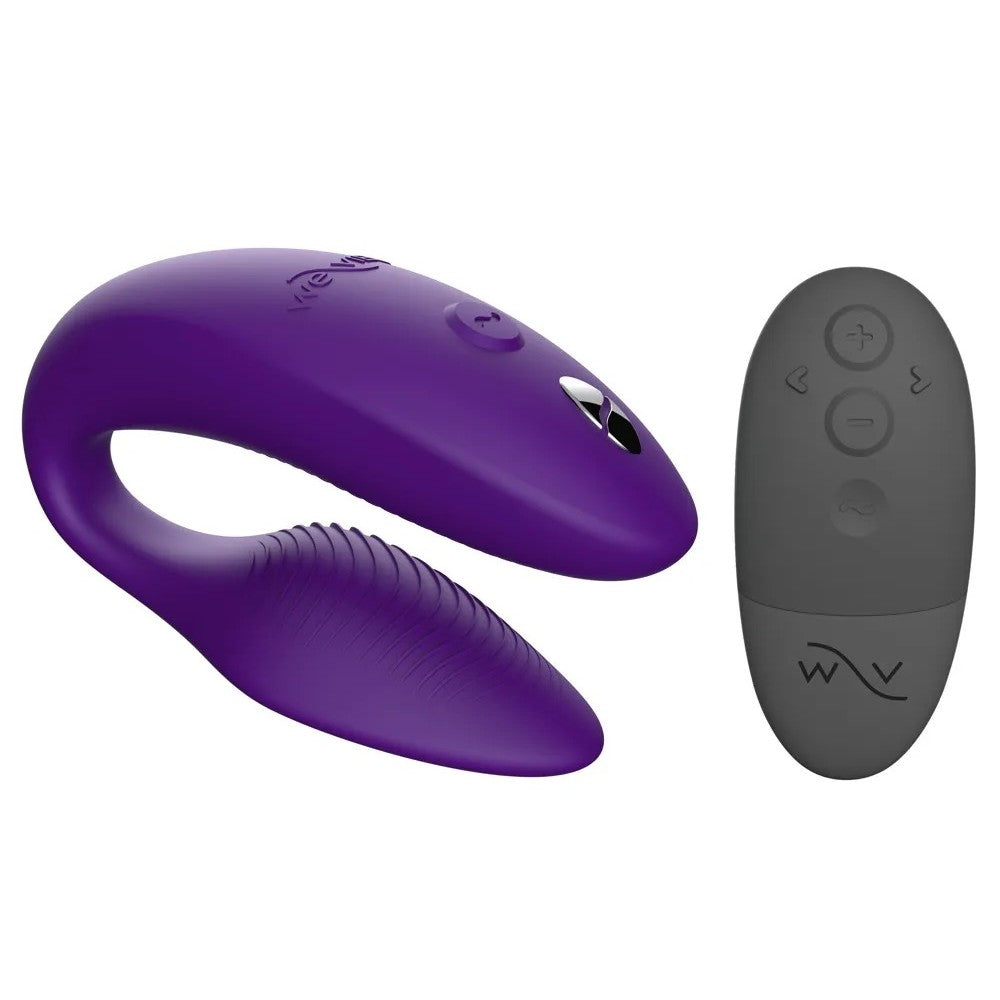 Luxury stimulator for couples with App We Vibe Sync 2 purple