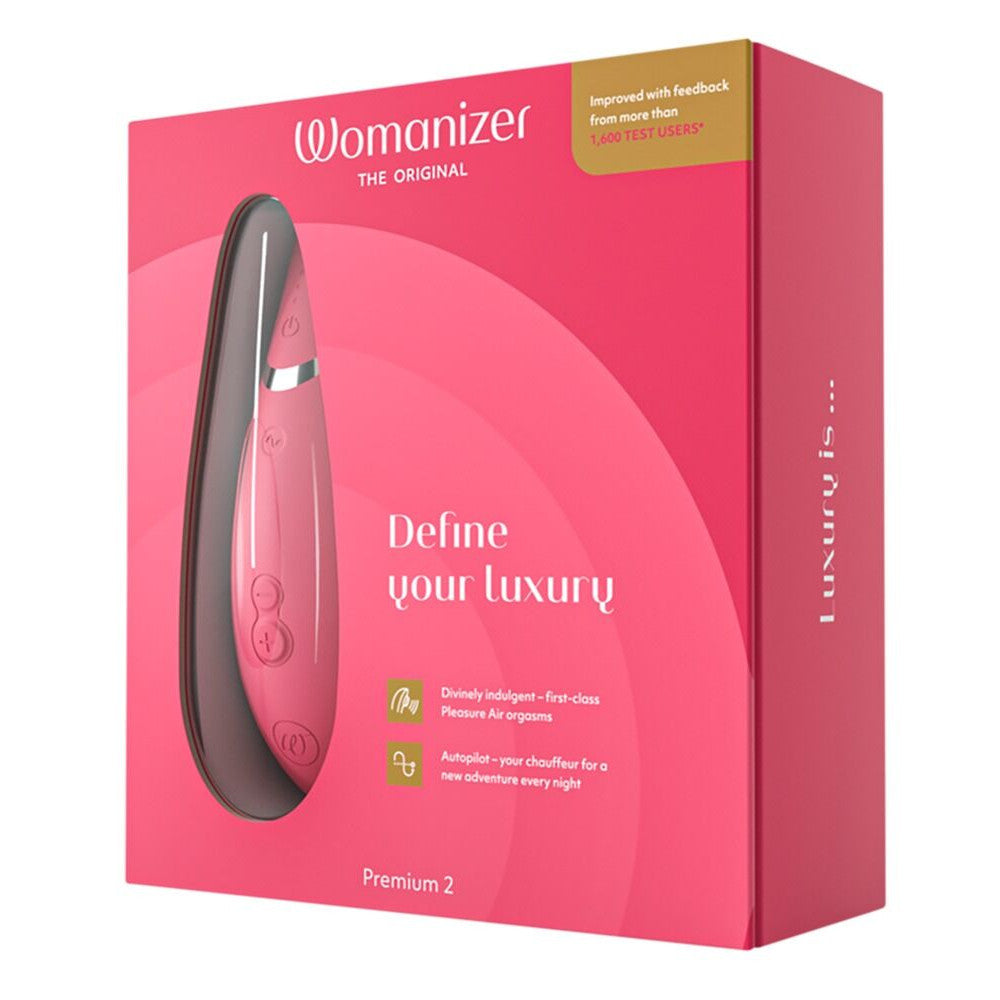 Luxury suction clitoris stimulator Womanizer Premium 2 pink