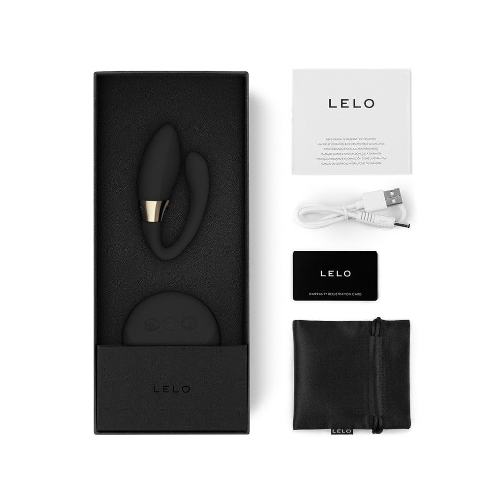 Luxury vibrator for couples with remote control Lelo Tiani Duo black