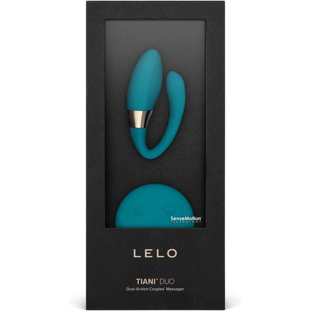 Luxury vibrator for couples with remote control Lelo Tiani Duo blue