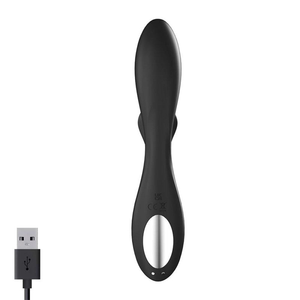 Mabo Rechargeable Silicone Rabbit Vibrator with Back and forth Function