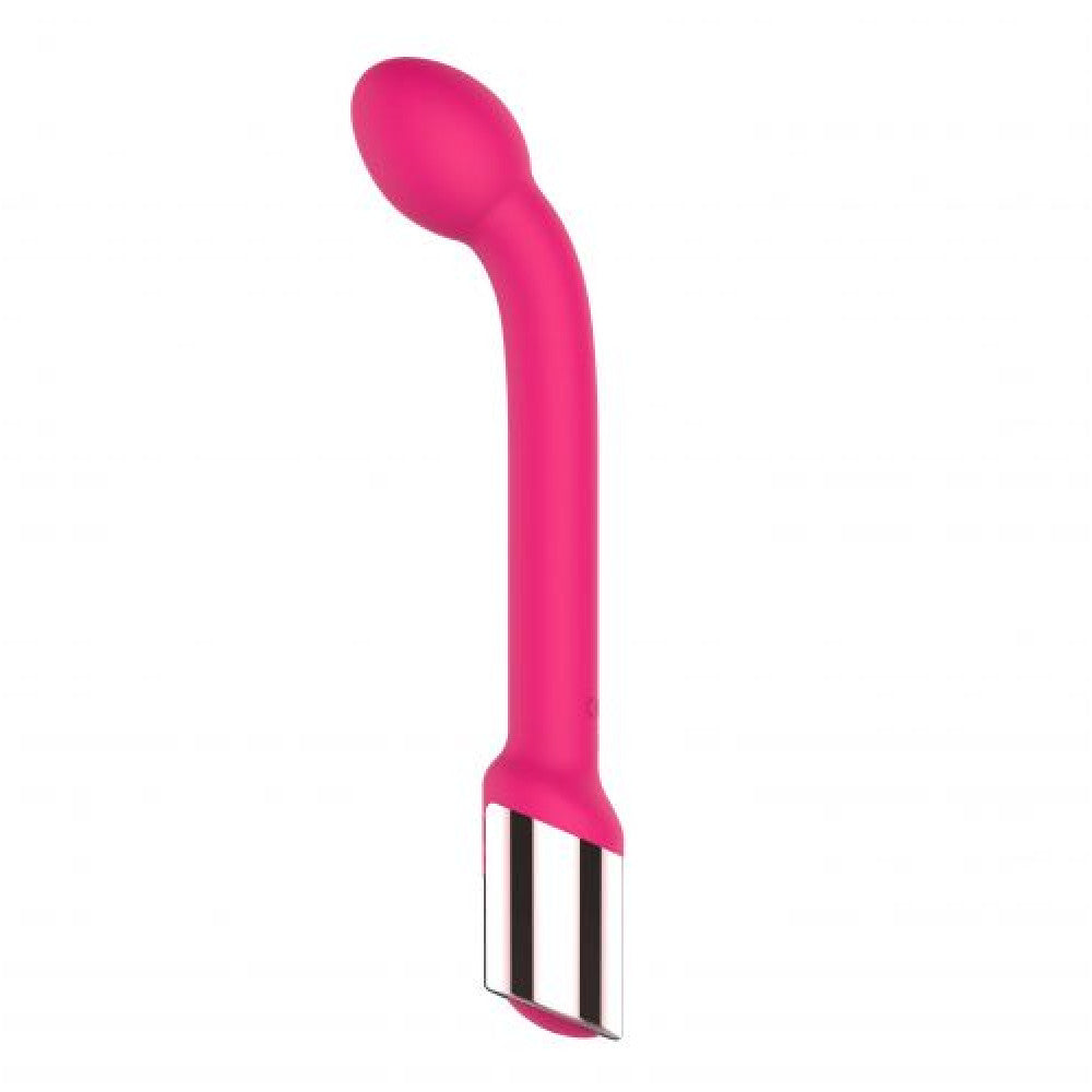 Magic Way Silicone Rechargeable G-spot Vibrator Pink