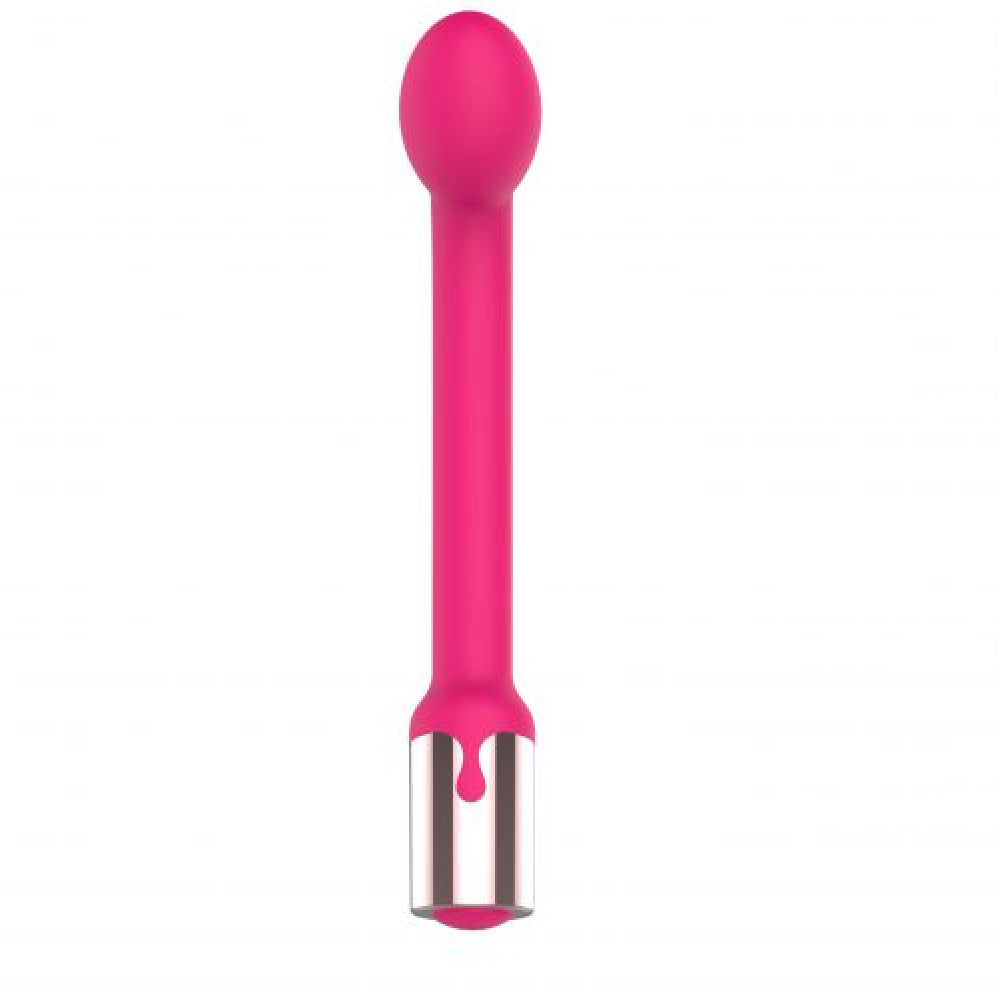 Magic Way Silicone Rechargeable G-spot Vibrator Pink