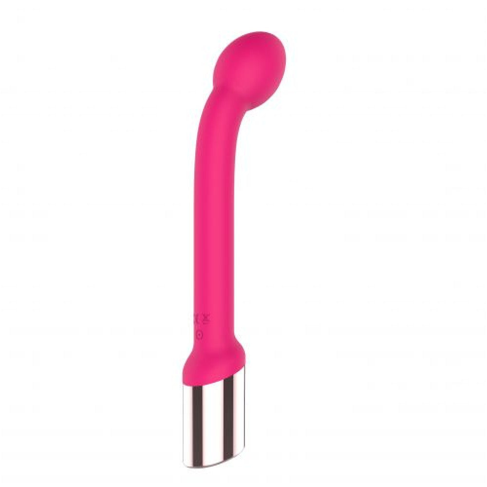 Magic Way Silicone Rechargeable G-spot Vibrator Pink