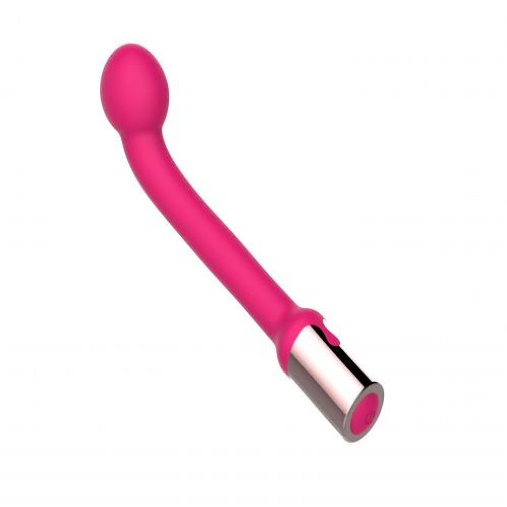 Magic Way Silicone Rechargeable G-spot Vibrator Pink