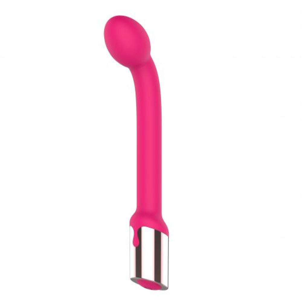 Magic Way Silicone Rechargeable G-spot Vibrator Pink