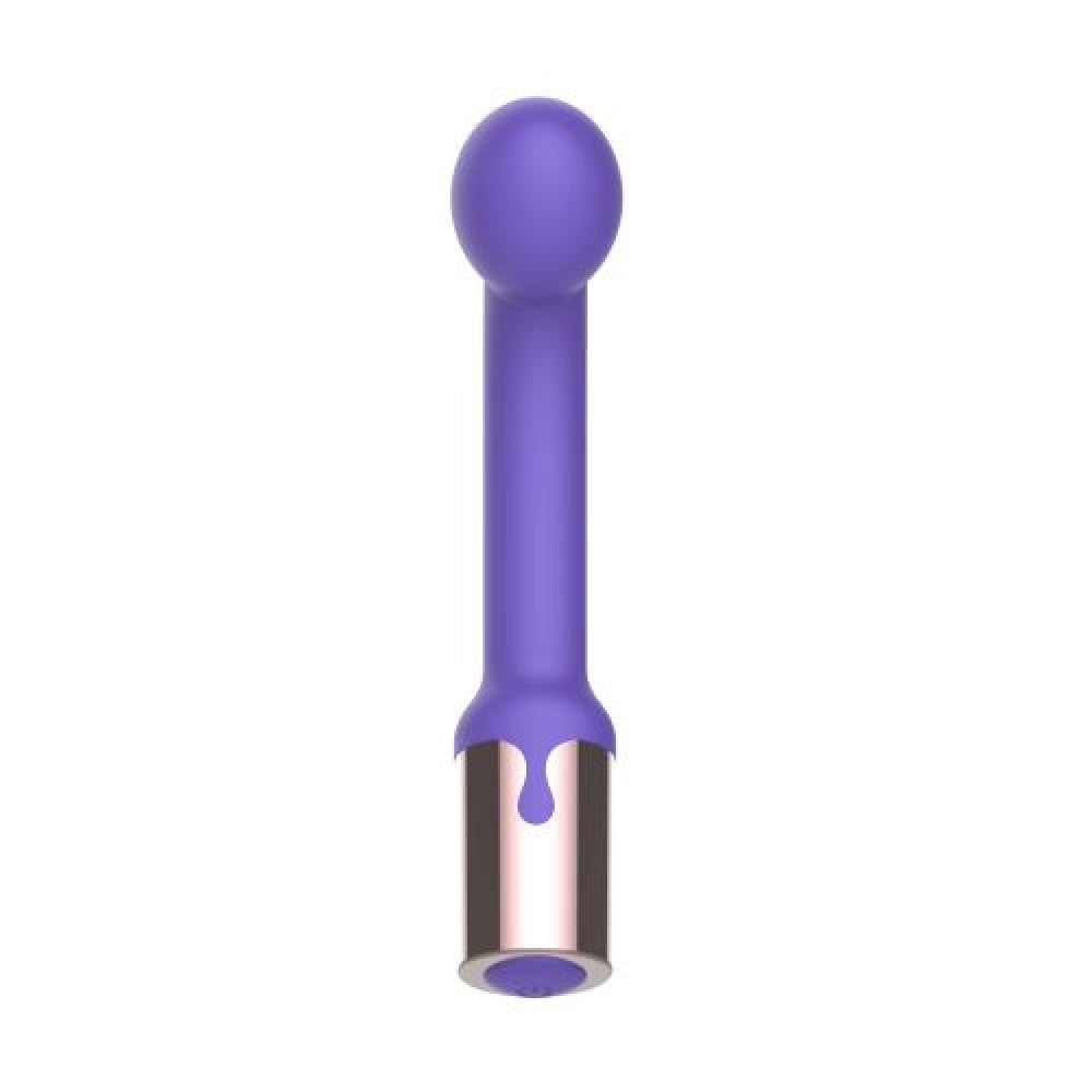 Magic Way Silicone Rechargeable G-spot Vibrator Purple