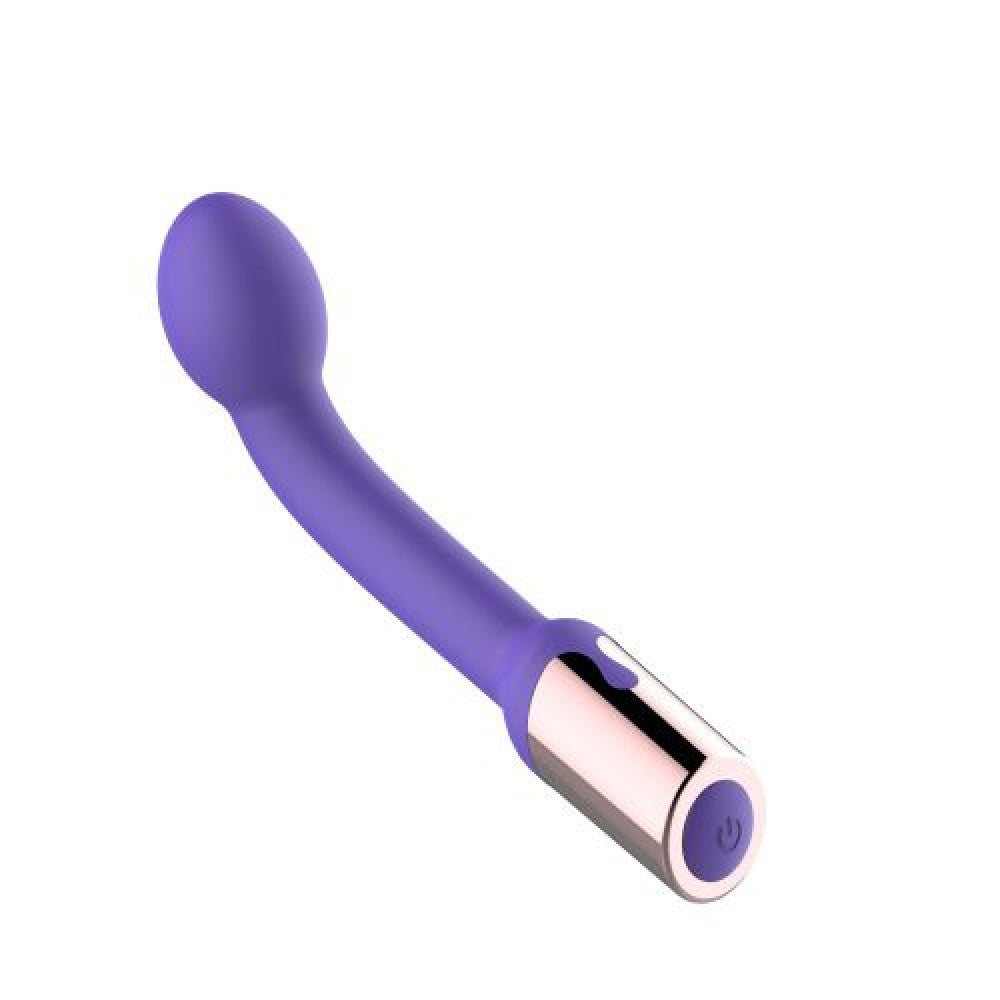 Magic Way Silicone Rechargeable G-spot Vibrator Purple