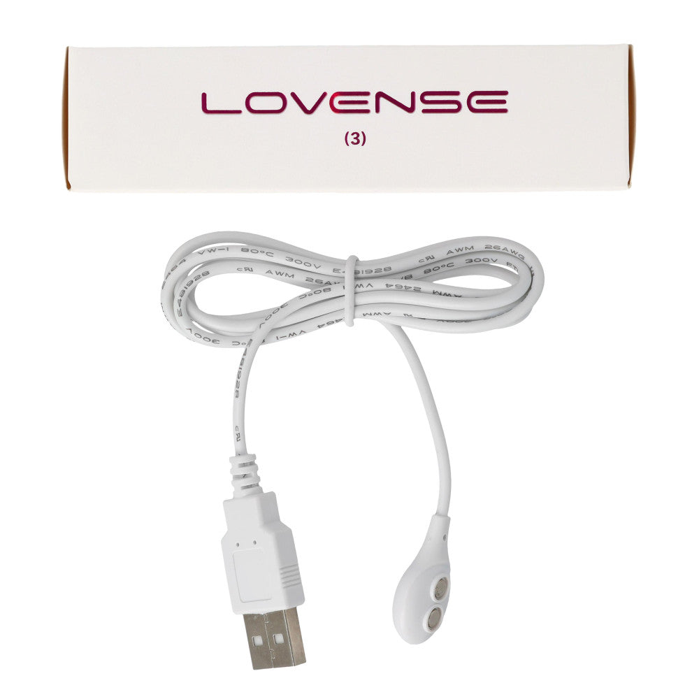 Magnetic USB charging cable Lovense white