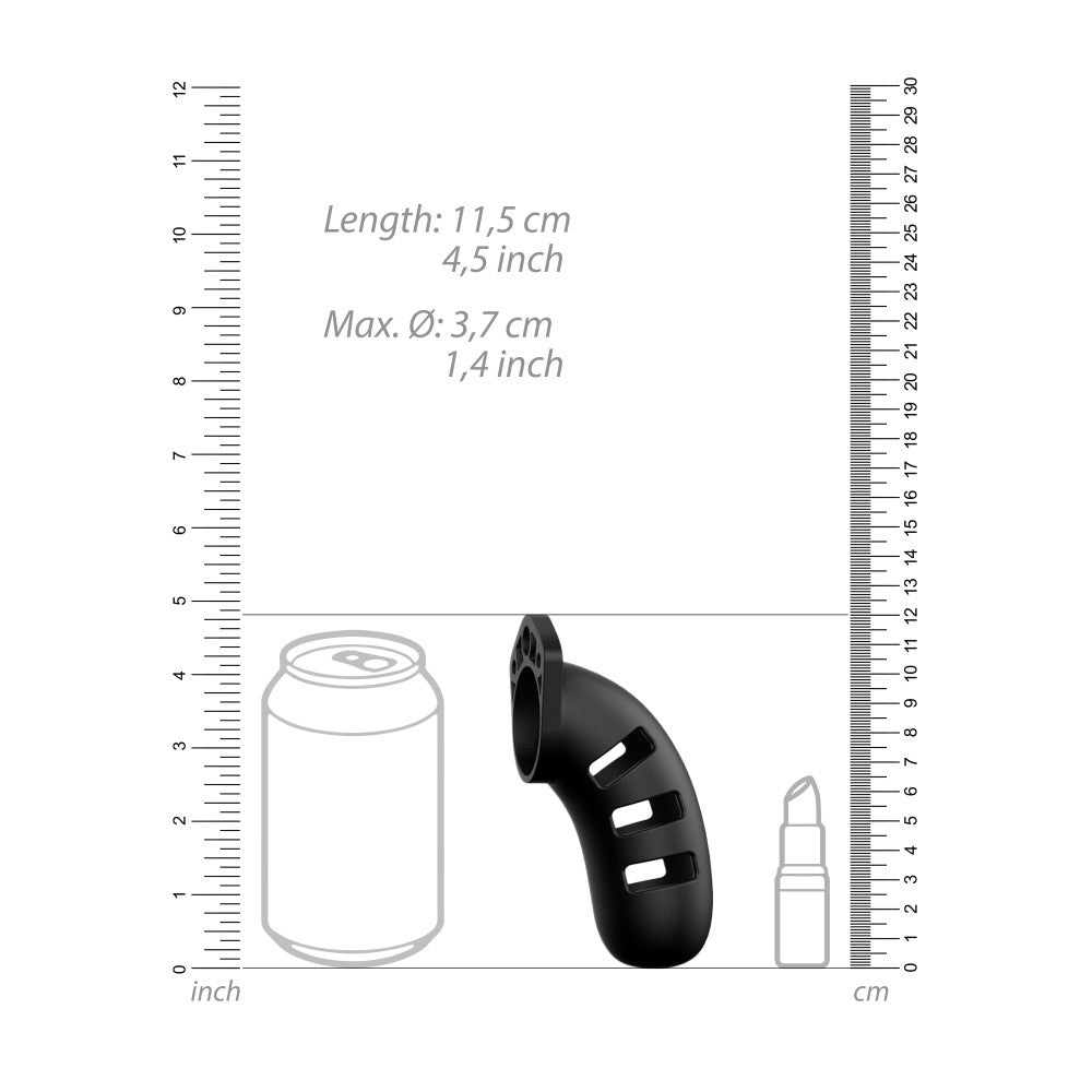 ManCage 21 Silicone Chastity Penis Cage 11.5 cm.