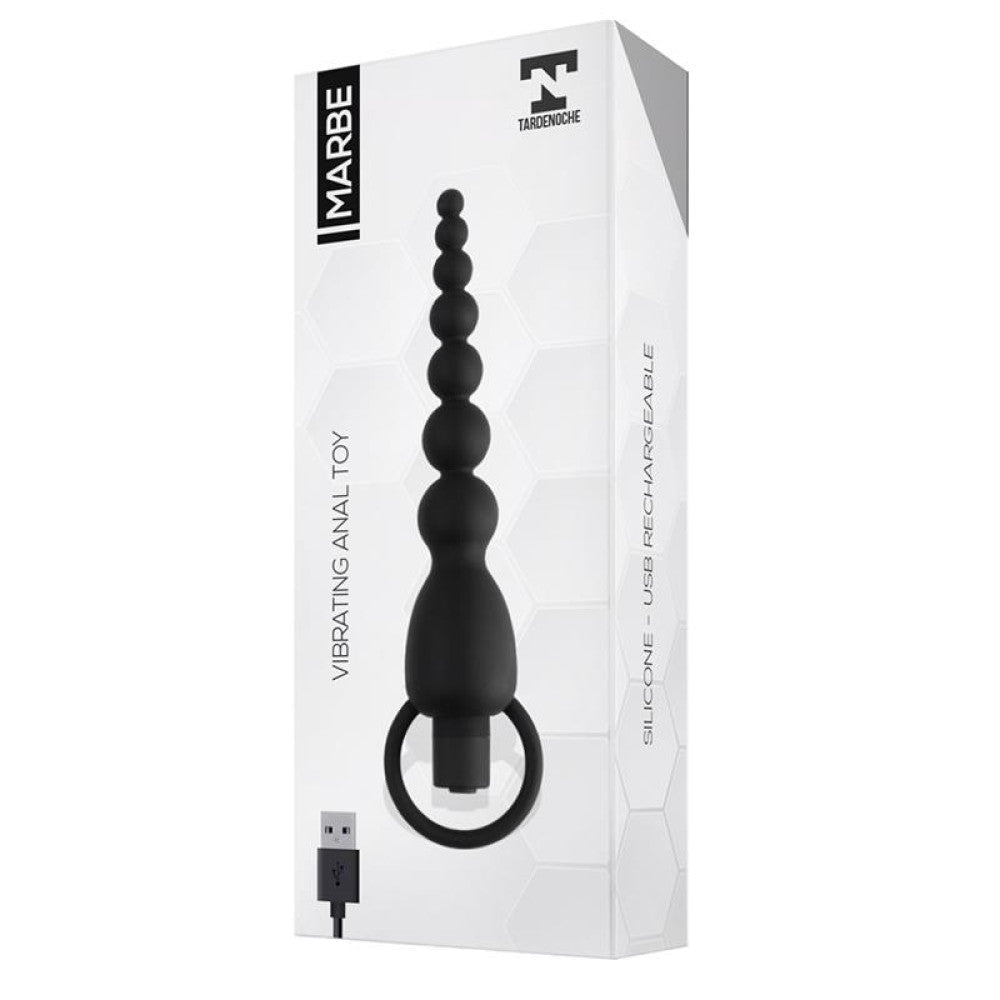 Marbe Silicone Vibrating Anal Beads Rechargeable