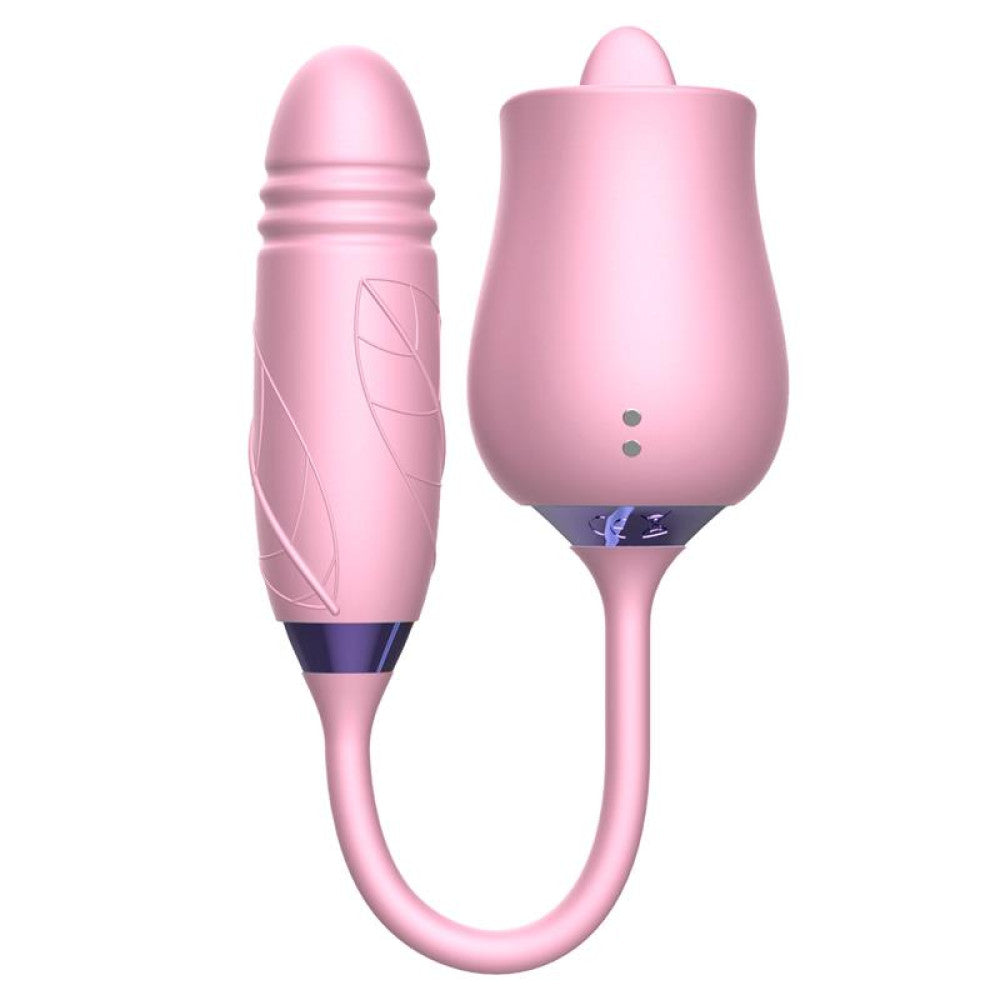 Martinella Double Tongue Clitoris Stimulator Vibro Pushing Egg