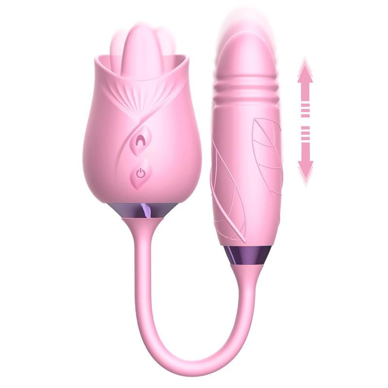 Martinella Double Tongue Clitoris Stimulator Vibro Pushing Egg