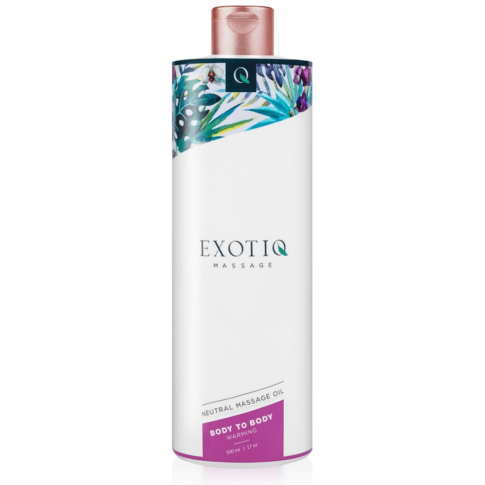 Massage oil with warming effect ExotiQ Body To Body Warming