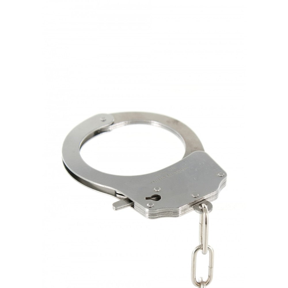 Massive handcuffs with down Furry Fun white