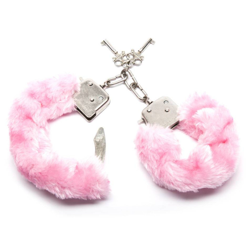 Massive handcuffs with fluff Furry Fun pink