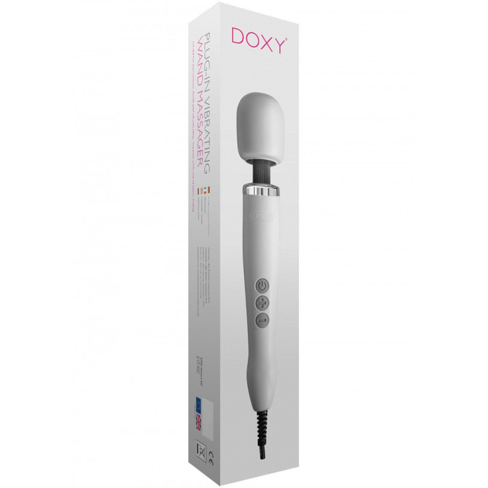 Mega powerful massager Doxy Wand Limited Edition white