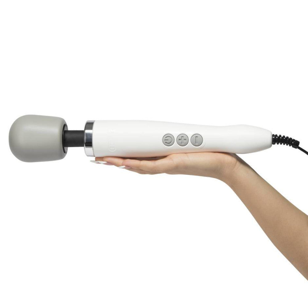 Mega powerful massager Doxy Wand Limited Edition white