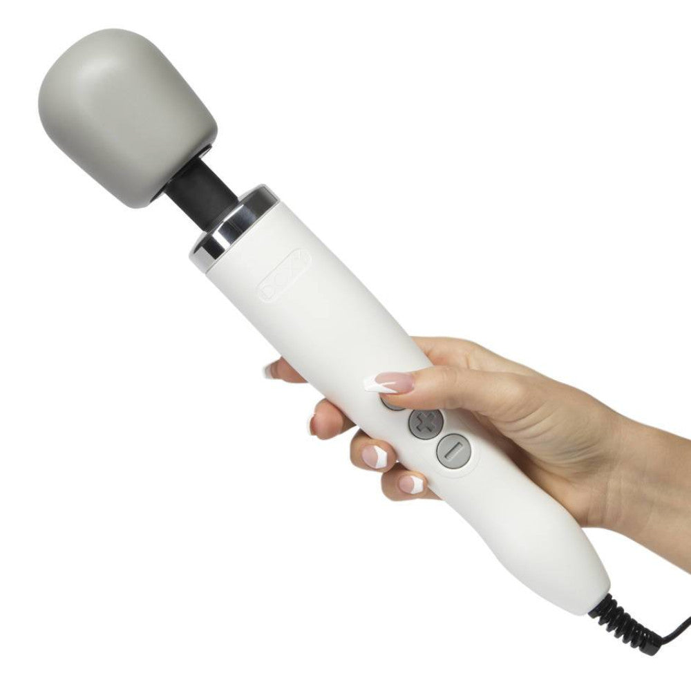 Mega powerful massager Doxy Wand Limited Edition white