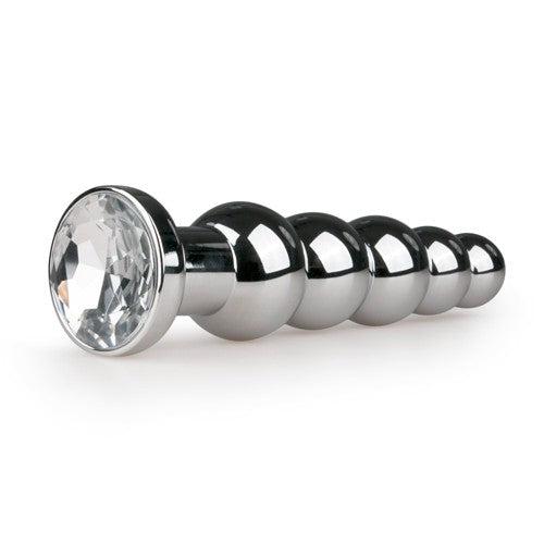 Metal Butt Plug toy with crystal Easy