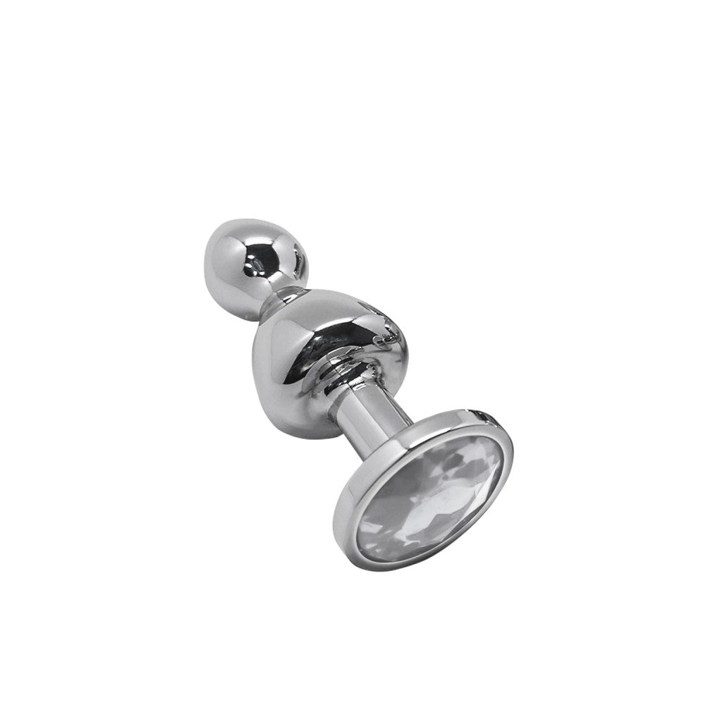 Metal Butt Plug with crystal Lollypop L