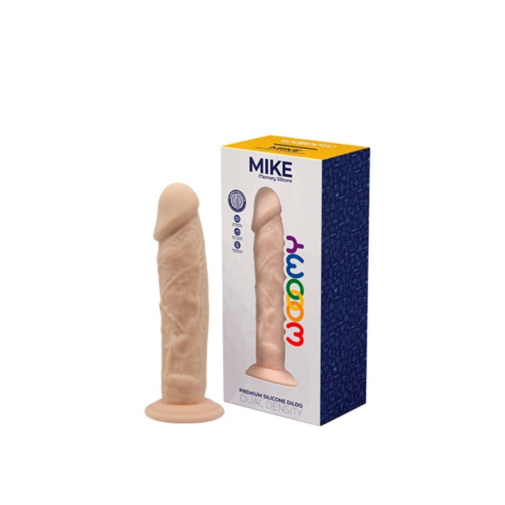 Mike realistic double layer silicone dildo