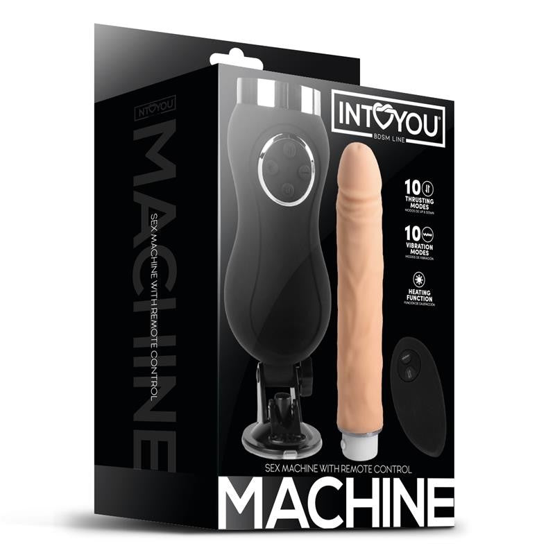 Mini sex machine with dildo and remote Into You Machine