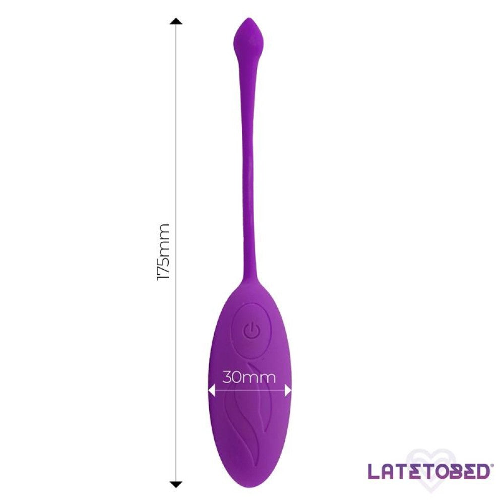Molka Rechargeable Silicone Vibrating Egg with Remote