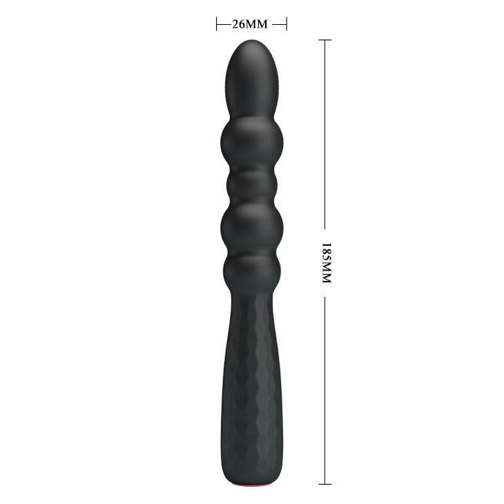 Monroe Rechargeable Vibrating Anal Stimulator Black