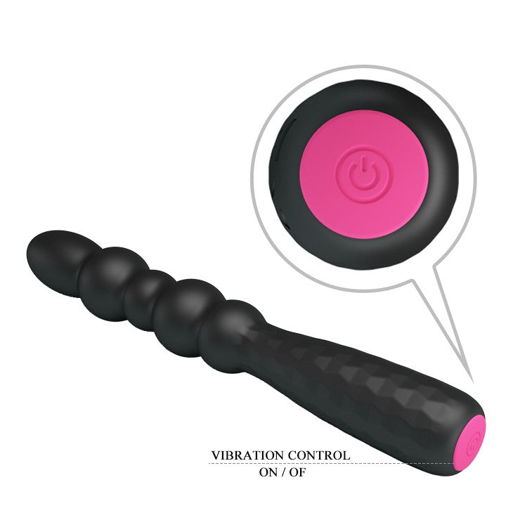 Monroe Rechargeable Vibrating Anal Stimulator Black