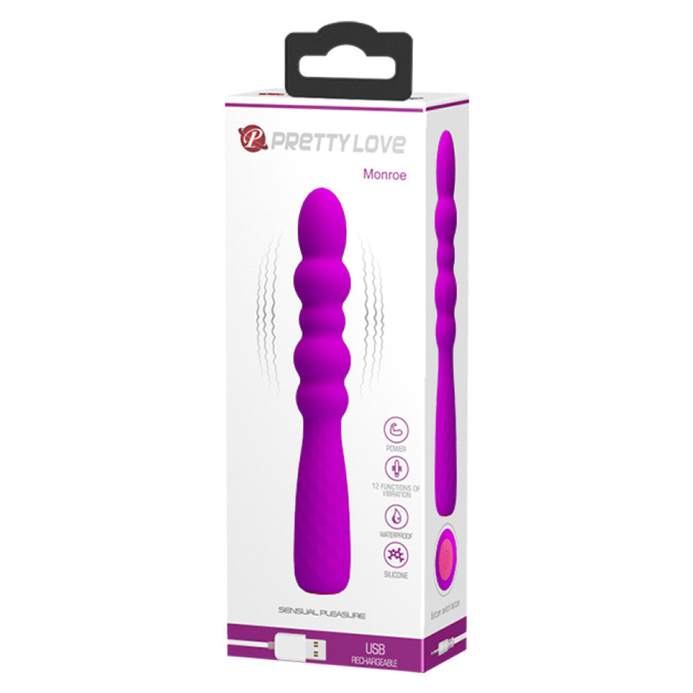 Monroe Rechargeable Vibrating Anal Stimulator Purple